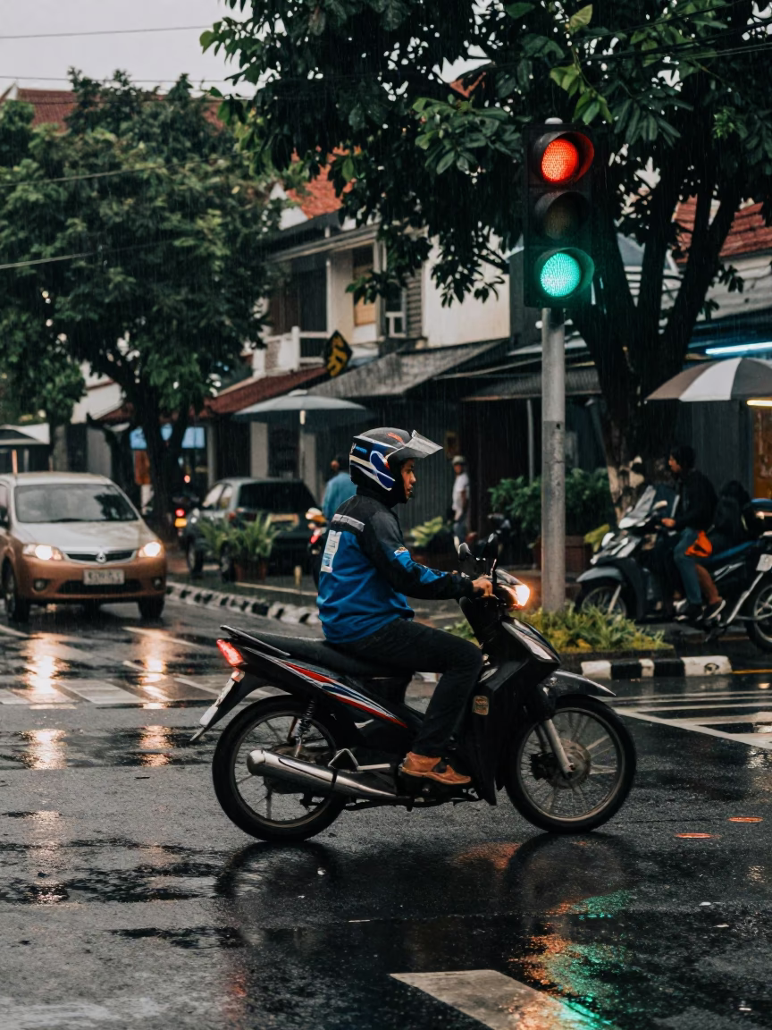 Motorbike Courier in Denpasar in in Denpasar, Indonesia