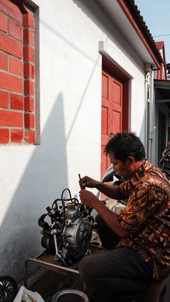 Motorbike Engine in Denpasar in in Denpasar, Indonesia