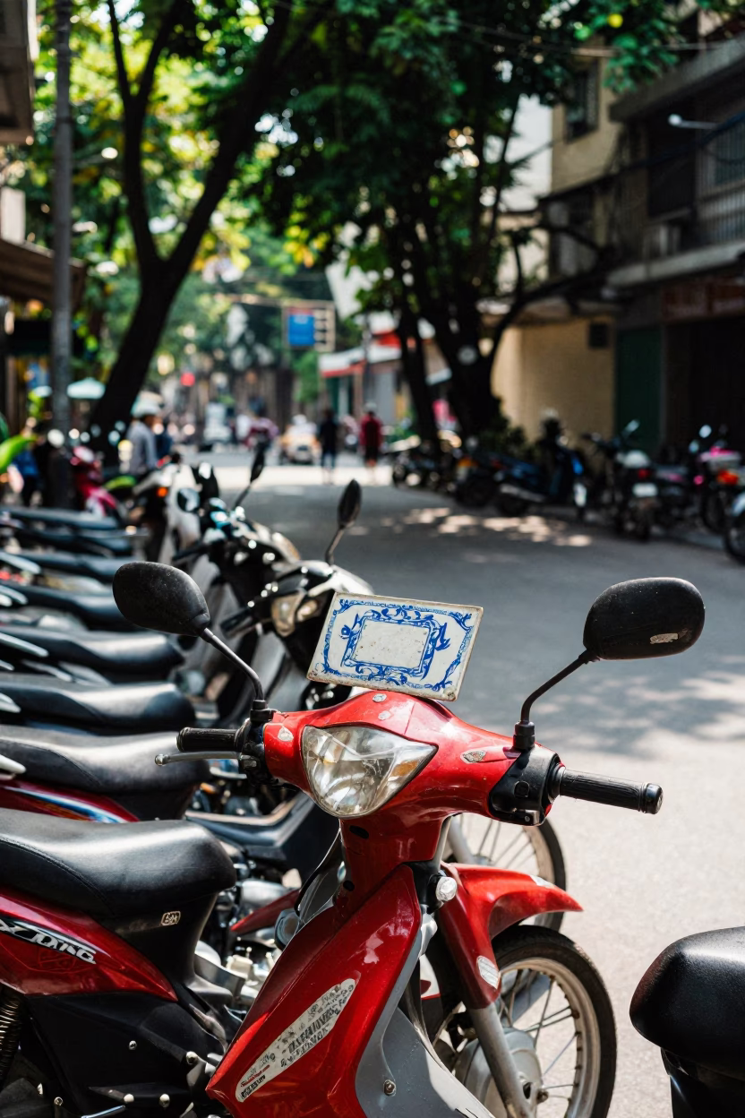 Motorbike Handlebars in Ho Chi Minh City in in Ho Chi Minh City, Vietnam