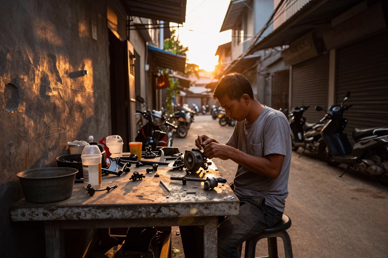 Motorbike Parts in Phnom Penh in in Phnom Penh, Cambodia