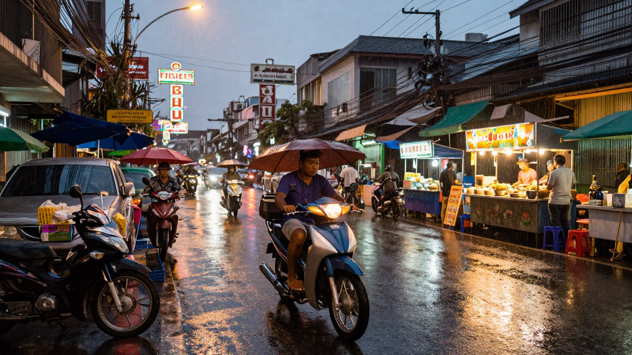 Motorbike Taxi in Bangkok in in Bangkok, Thailand