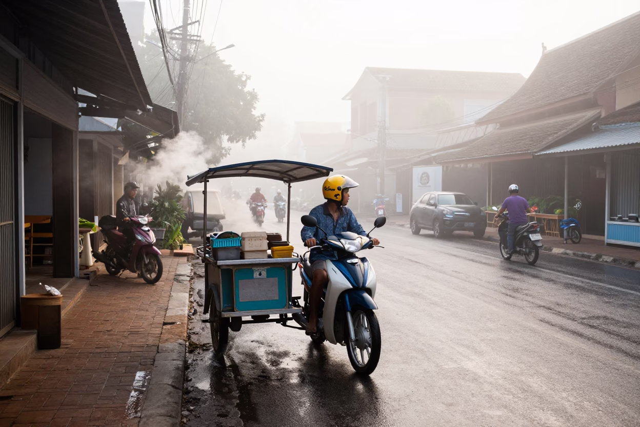 Motorbike Taxi in Chiang Mai in in Chiang Mai, Thailand