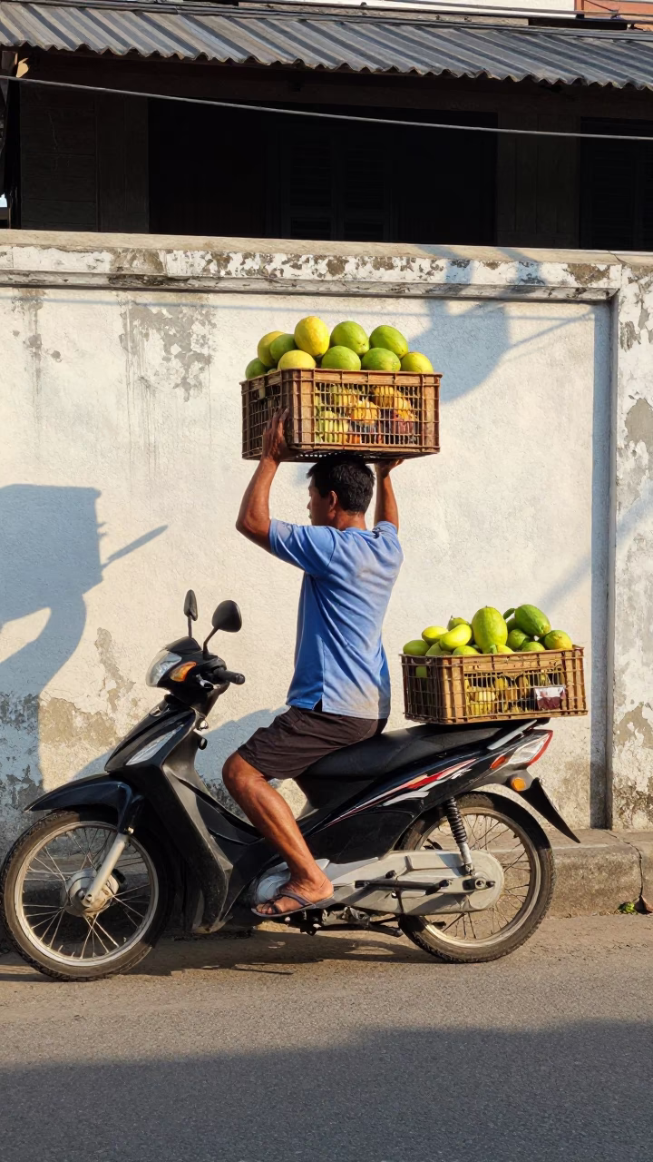 Motorbike Vendor in Phuket in in Phuket, Thailand