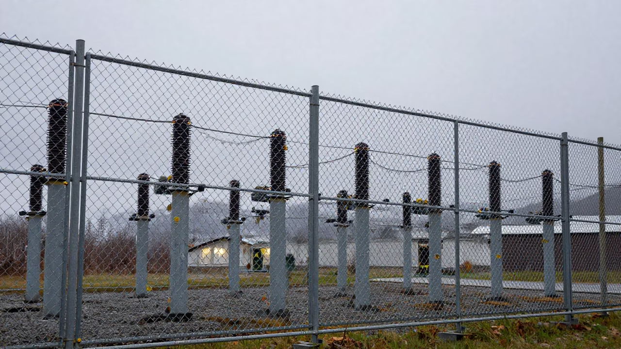 Mountain Valley in Bergen at Deep In The Night Light in in Bergen, Norway
