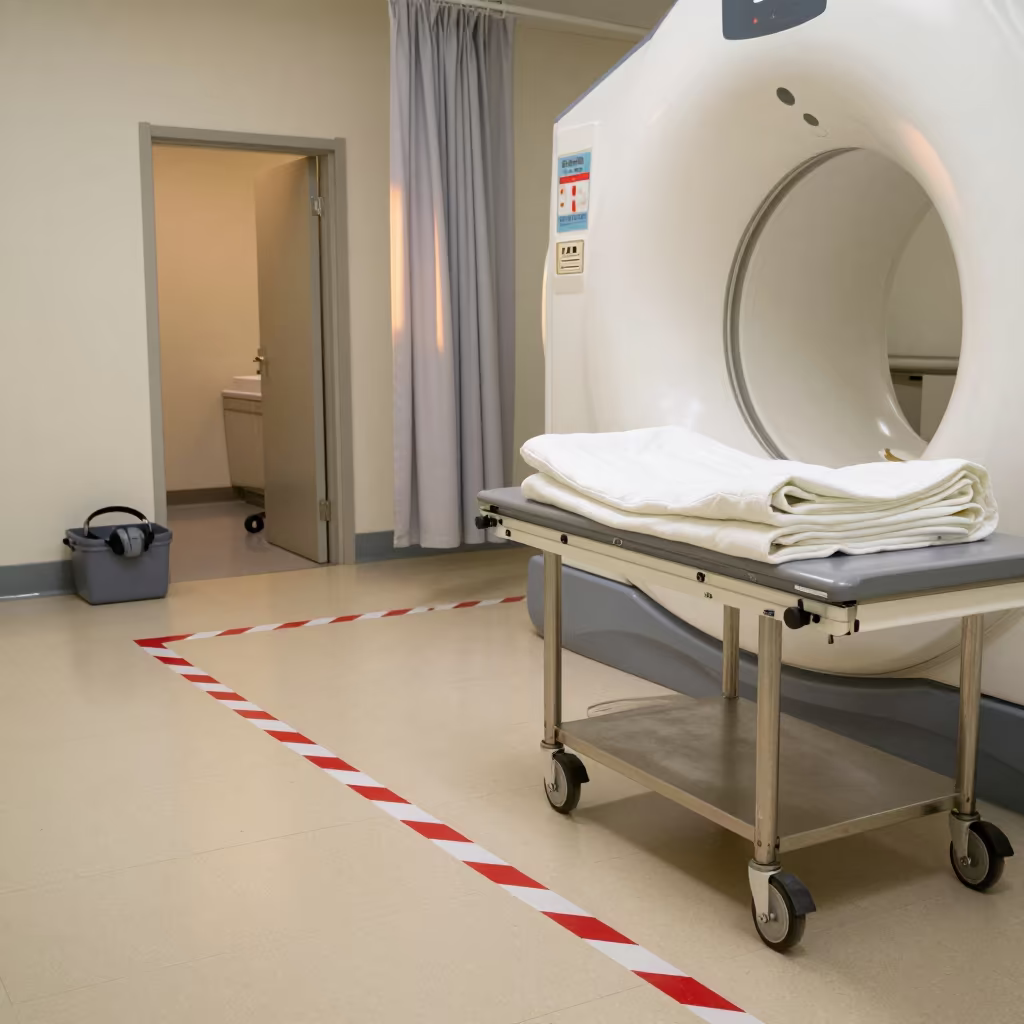 MRI Suite Dawn Preparation Harbin in inside an MRI suite in Harbin