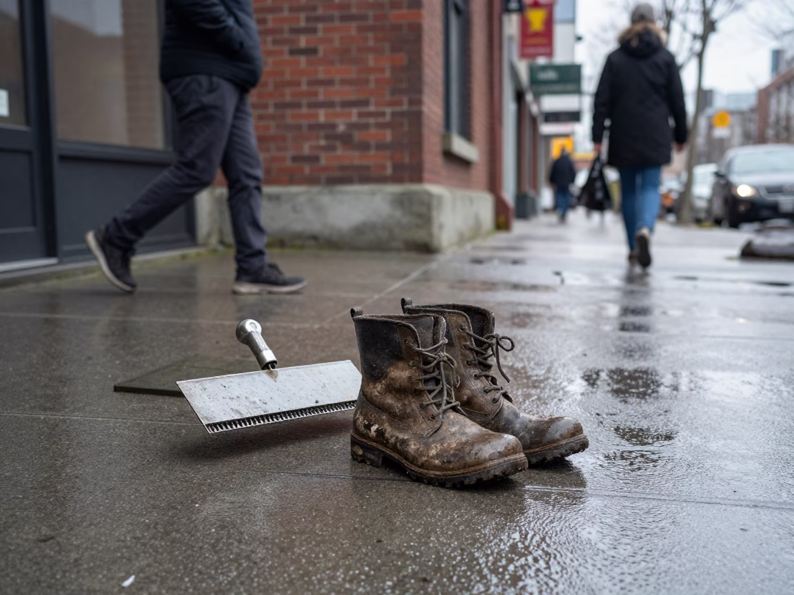 Muddy Boots in Vancouver in in Vancouver, British Columbia, Canada
