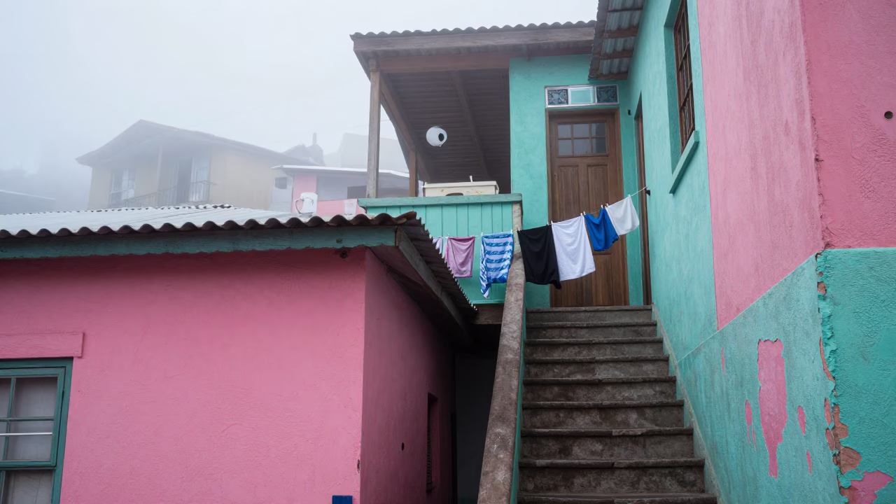 Mug at Dawn Light in Valparaiso in in Valparaiso, Chile