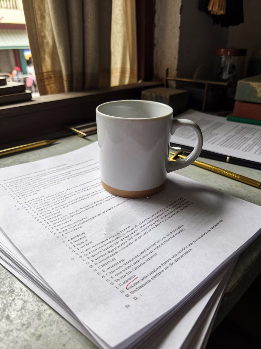 Mug ring drying on quizzes at goldsmith bench in at a goldsmith bench in a bazaar jewelry lane near Chennai