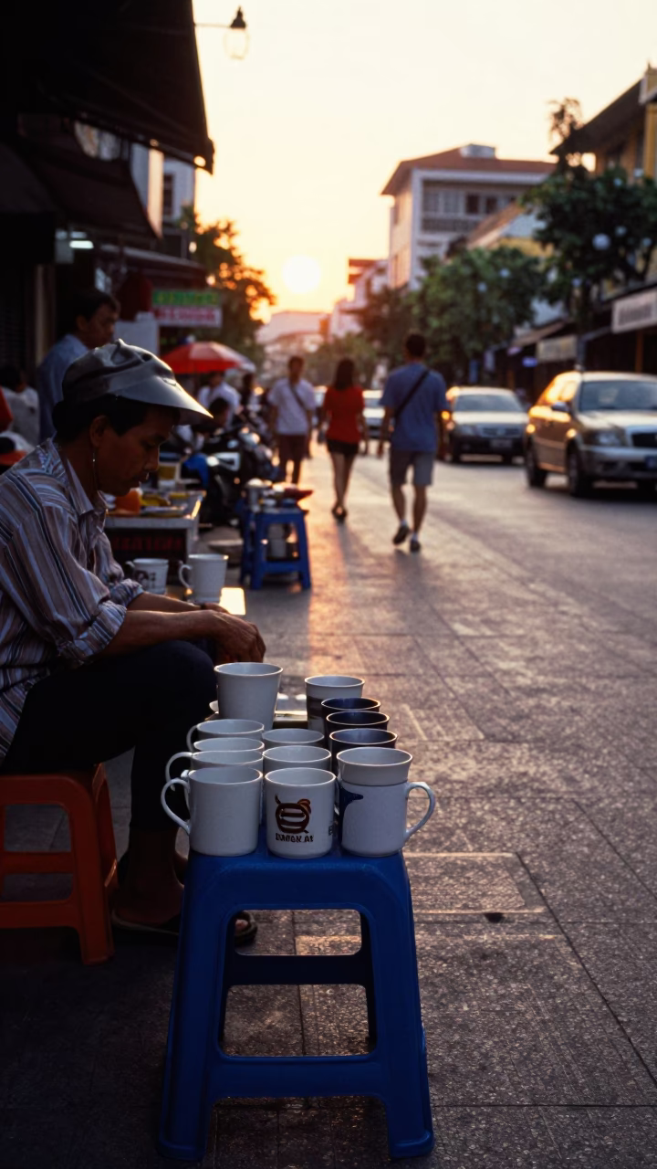 Mugs in Ho Chi Minh City in in Ho Chi Minh City, Vietnam