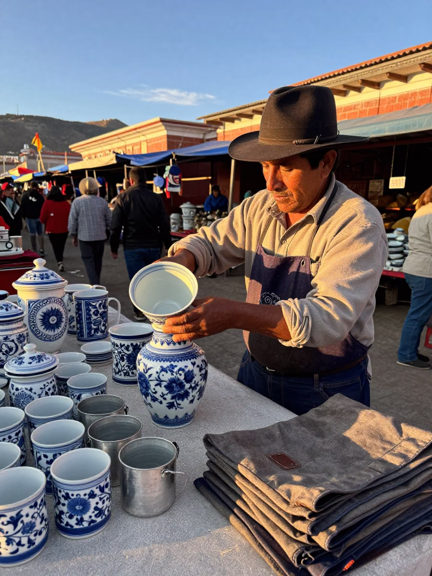 Mugs in La Paz in in La Paz, Bolivia
