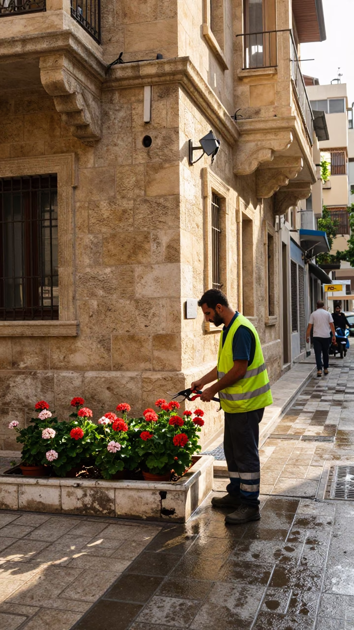 Municipal Worker in Beirut in in Beirut, Lebanon