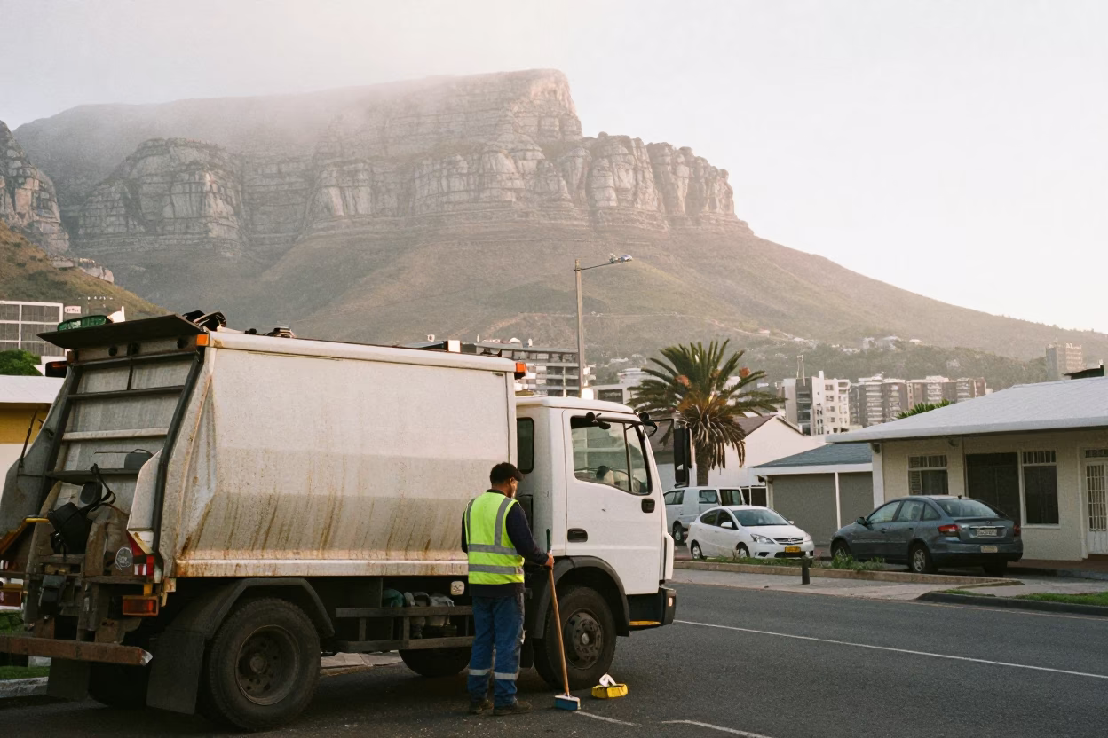Municipal Worker in Cape Town in in Cape Town, South Africa