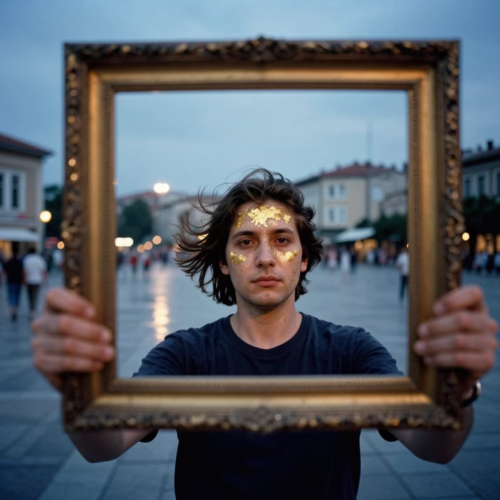 Museum Framer in Bursa Square in at a public square in Bursa
