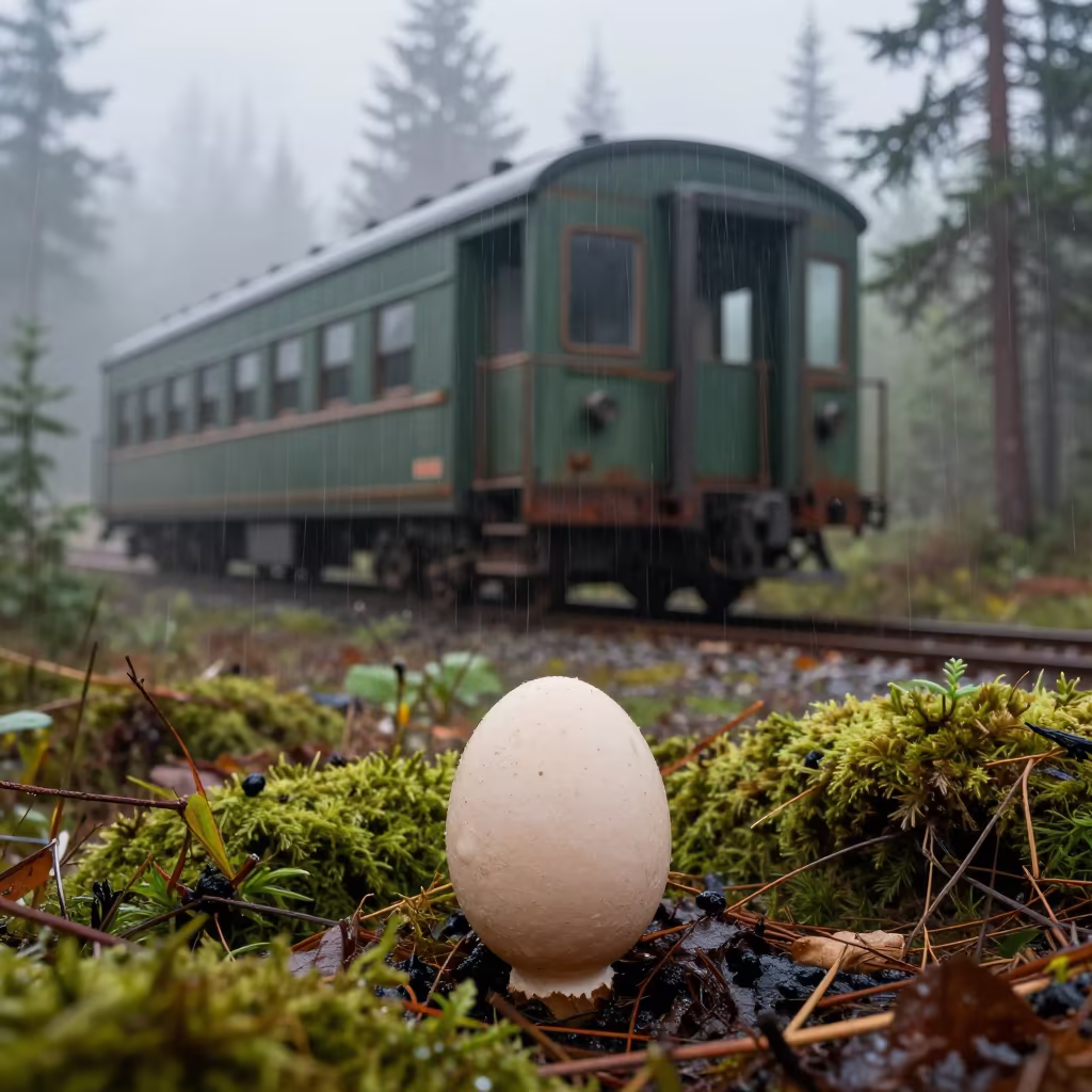 Mushroom Egg Train Yukon Mist in in Yukon
