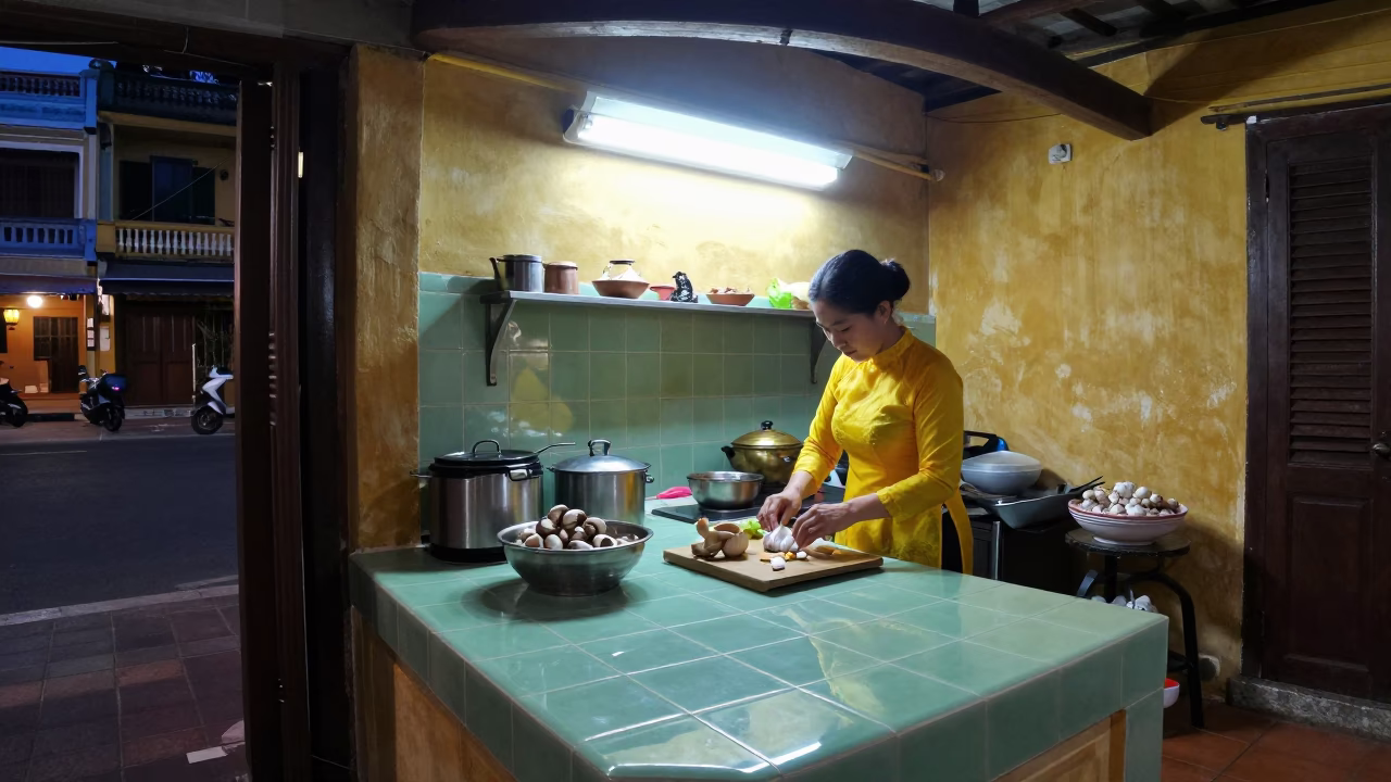 Mushrooms in Hoi An in in Hoi An, Vietnam