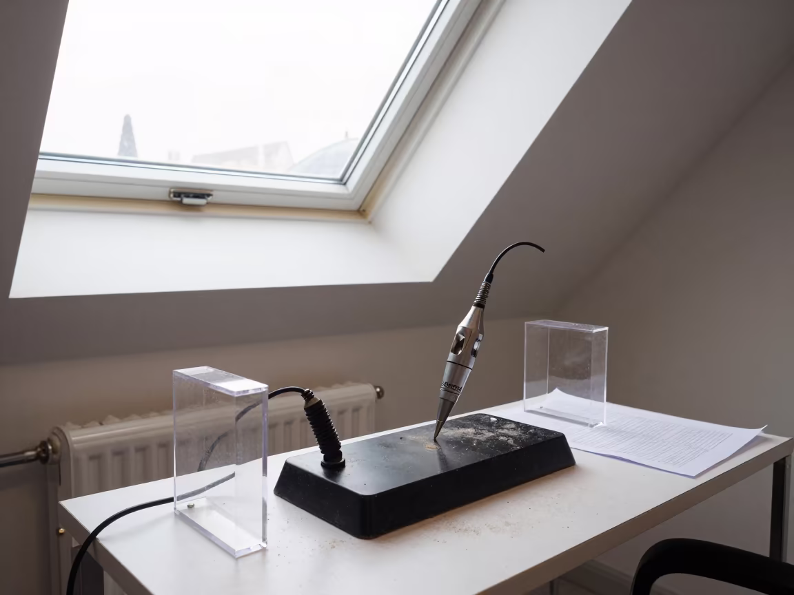 Nail Drill Charging Dock in Uşak Salon in inside a salon row in Uşak