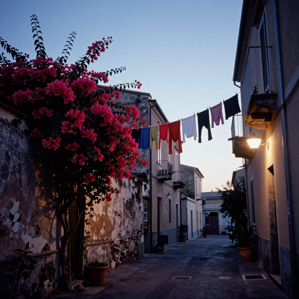 Naples Dawn Light at First Light Of Dawn in in Naples, Italy