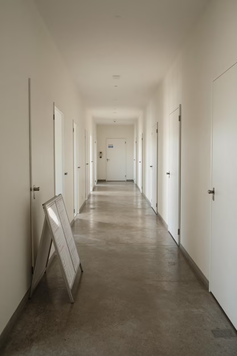 Nara Logistics Manifest Board Corridor in inside a chilled distribution bay in Nara