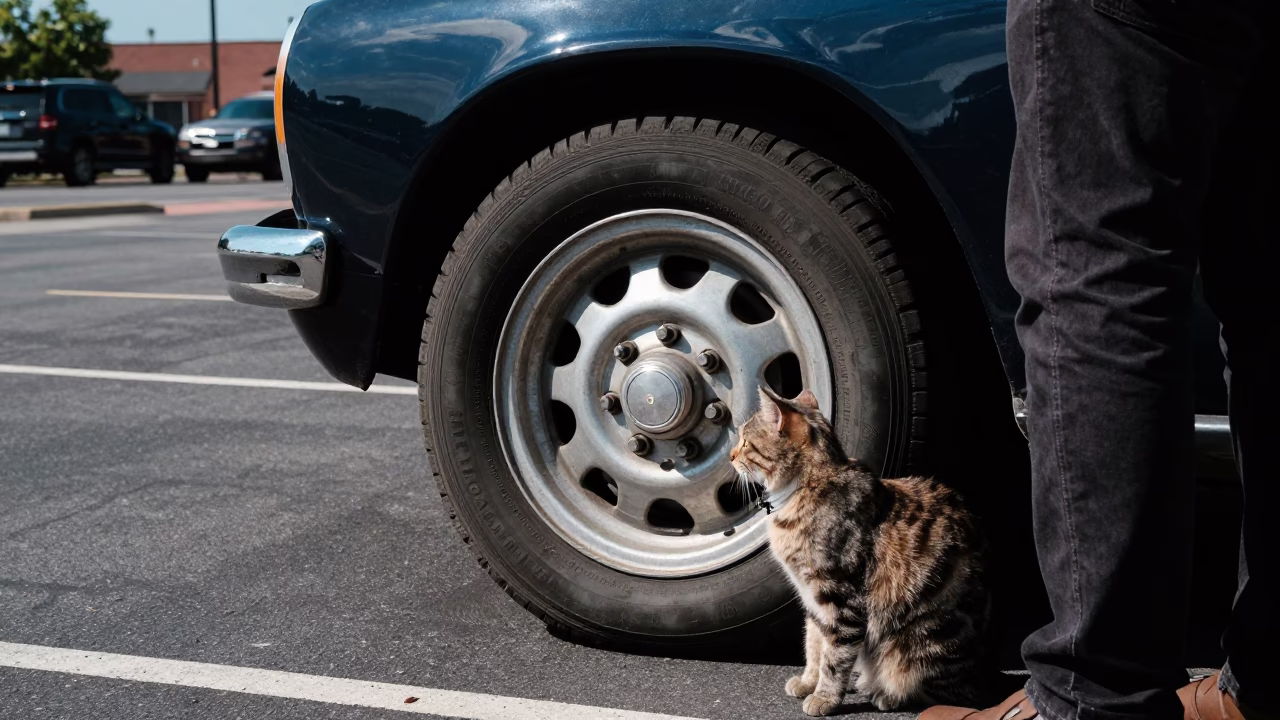 Nashville Cat at Afternoon Light in in Nashville, Tennessee, United States