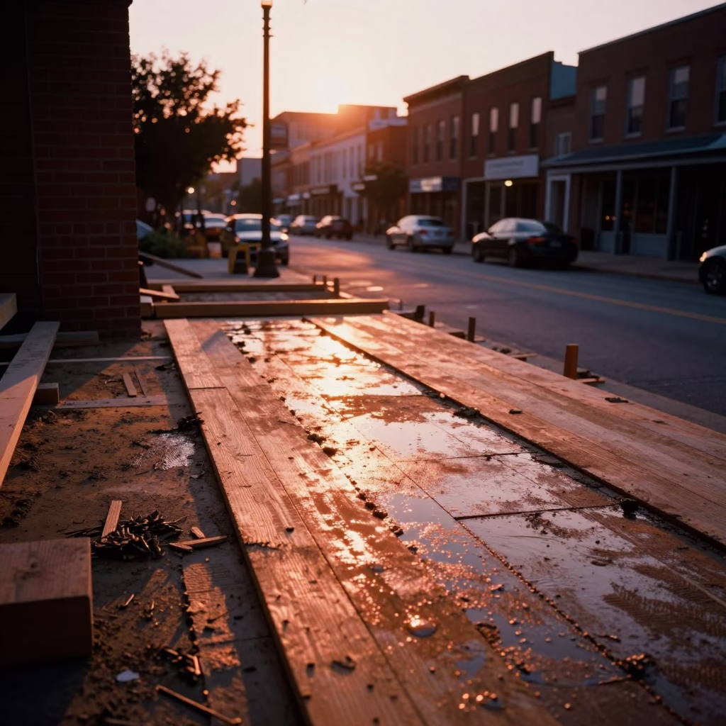 Nashville Dusk Light at Copper-toned Light Before Dusk in in Nashville, Tennessee, United States