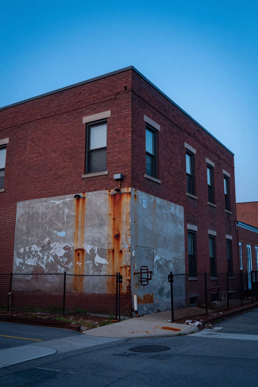 Nashville Tennessee Street Scene at Nautical Dawn with Rust and Turnbuckle in in Nashville, Tennessee, United States