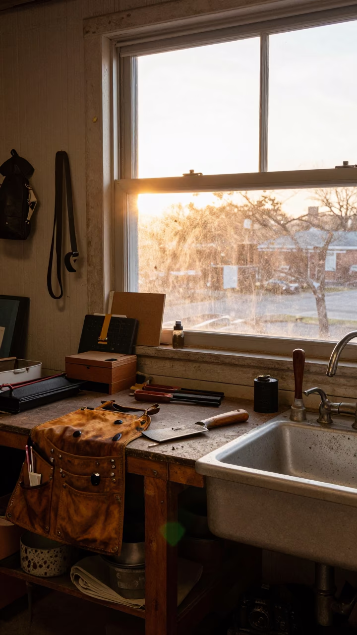 Nashville Workshop Interior at Golden Hour in in Nashville, Tennessee, United States