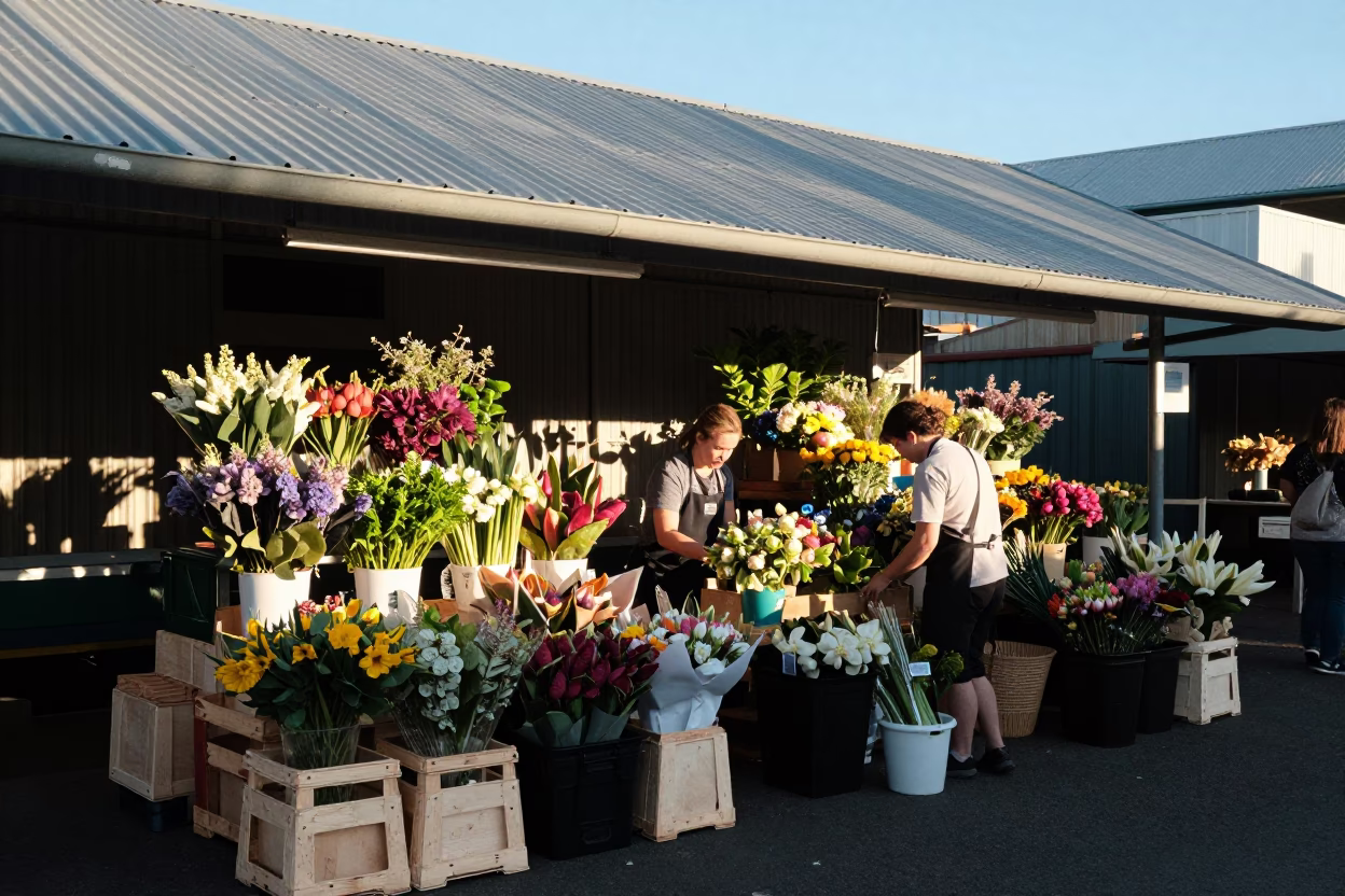 Native Flowers in Hobart in in Hobart, Tasmania, Australia