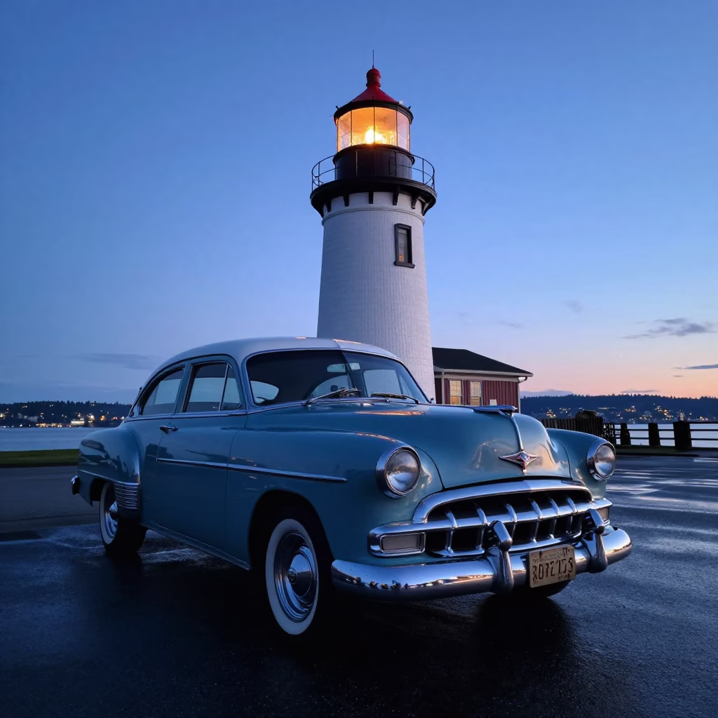 Nautical Dawn in Seattle at Nautical Dawn Light in in Seattle, Washington, United States