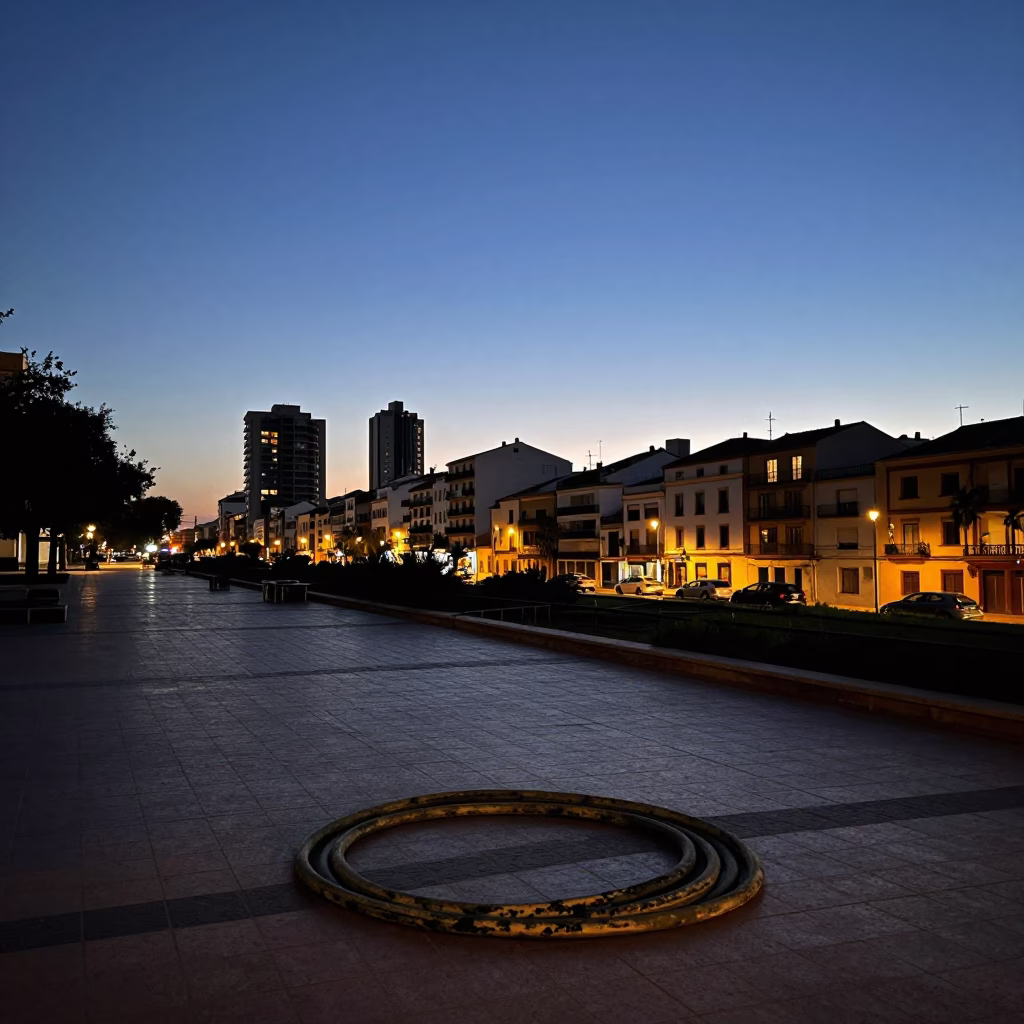 Nautical Dawn in Valencia Spain Cityscape and Street Details in in Valencia, Spain