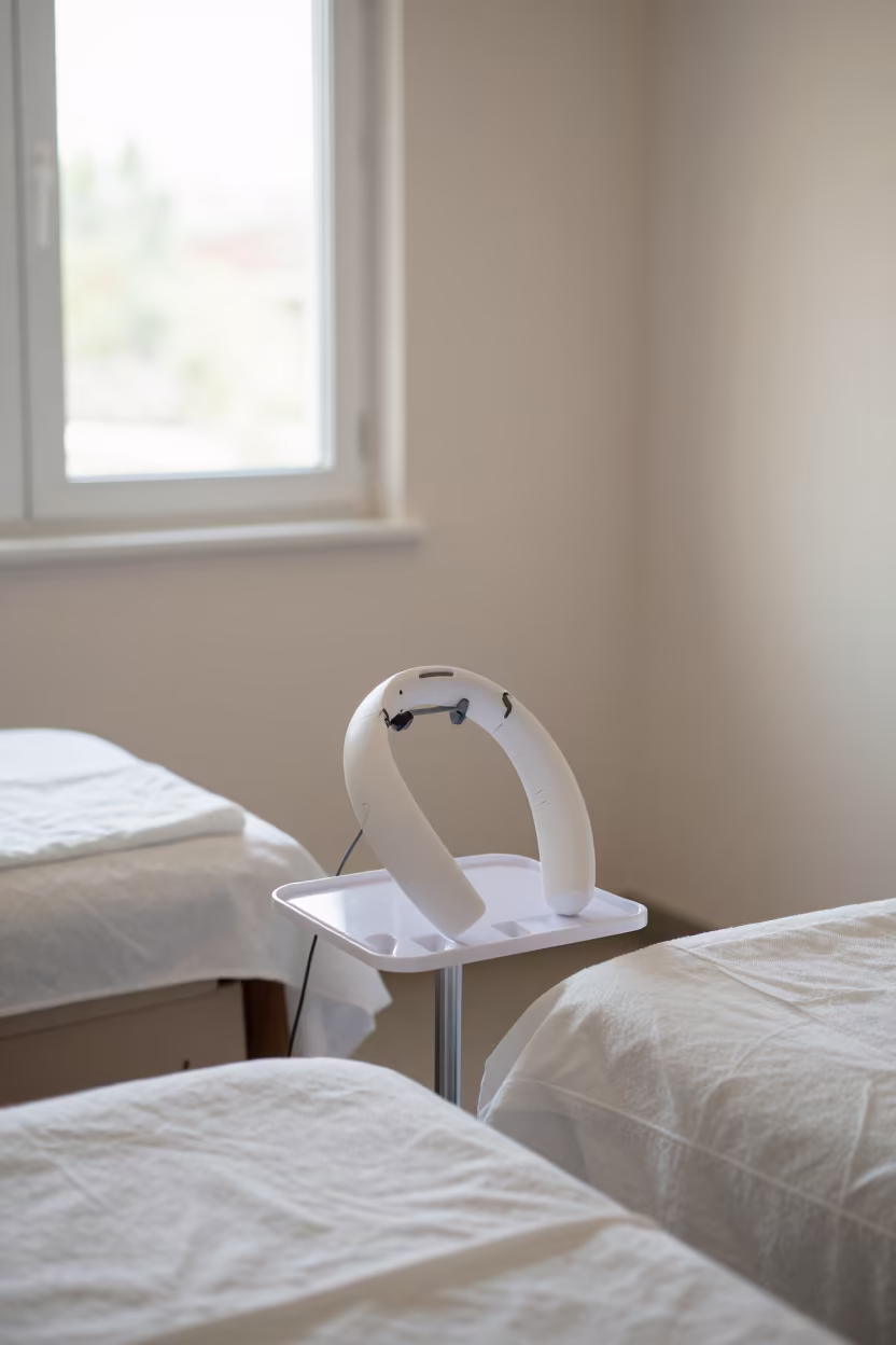 Neck Strip Dispenser in Skincare Room in inside a skincare treatment room near Nowshera