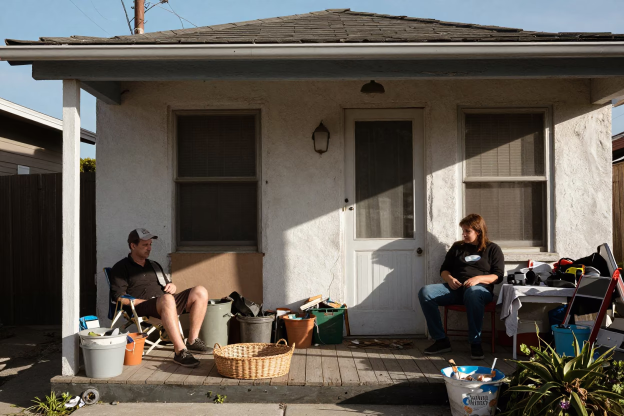 Neighbor in Los Angeles in in Los Angeles, California, United States