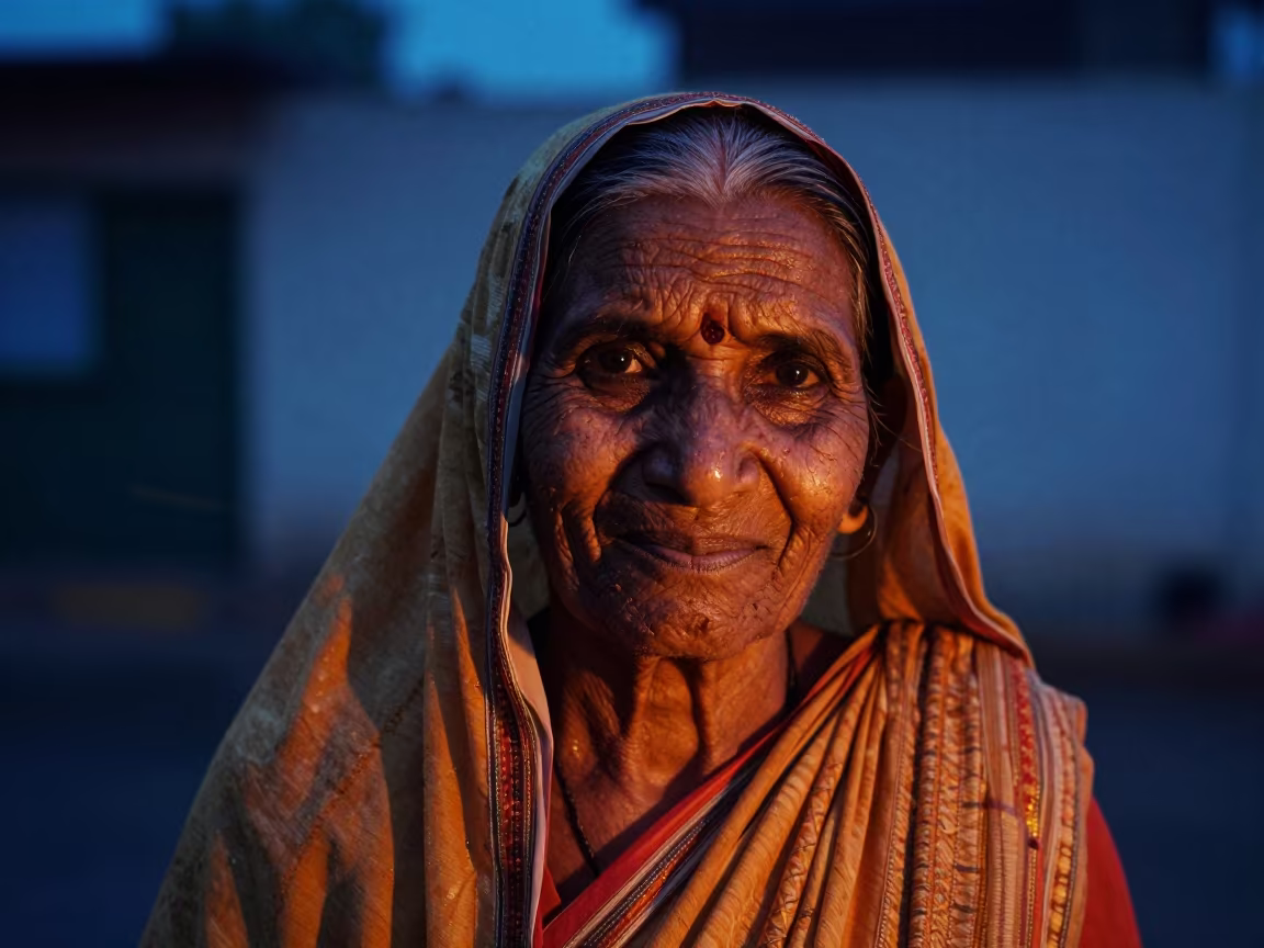 Neon Light on Amritsar Midwife Before Dawn in in Amritsar