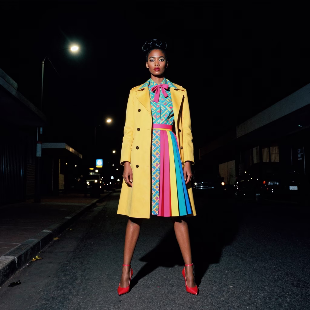 Neon Noir in Johannesburg at The Deepest Night Sky Light in in Johannesburg, South Africa