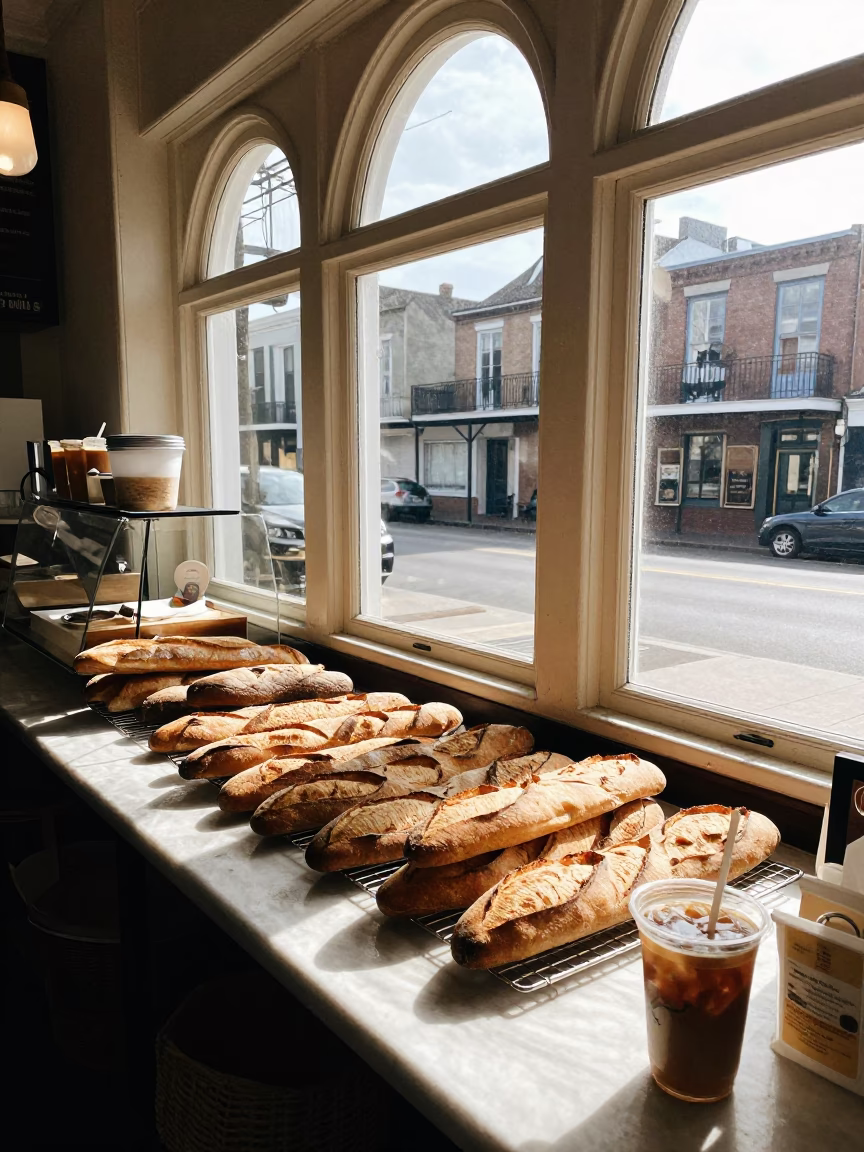 New Orleans Bakery Counter in in New Orleans, Louisiana, United States