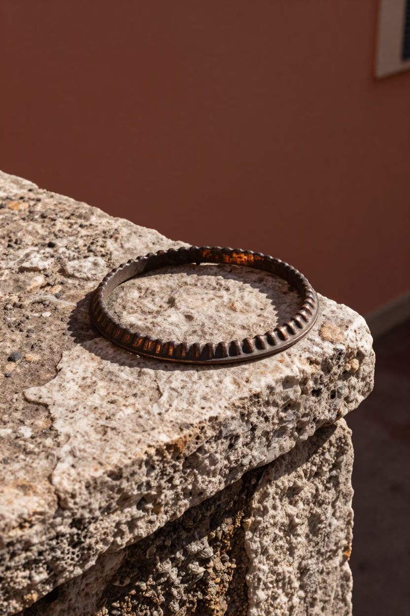 Nice Dented Metal Rim in in Nice, France