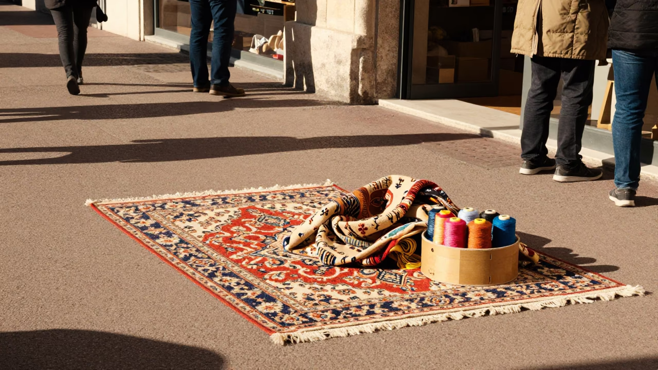 Nice Noon Scene at Noon Light in in Nice, France