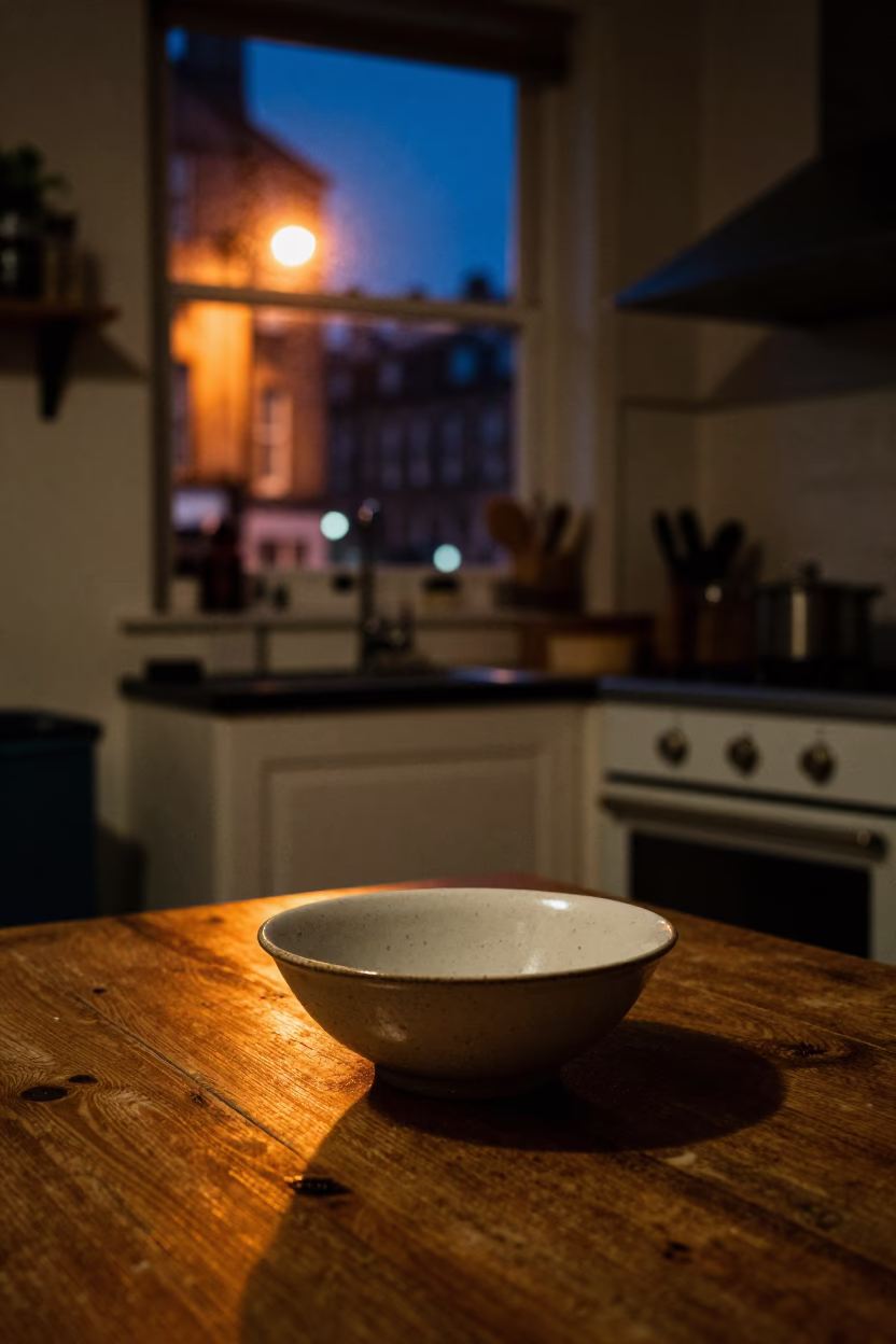 Night Interior after dark in Edinburgh in in Edinburgh, United Kingdom