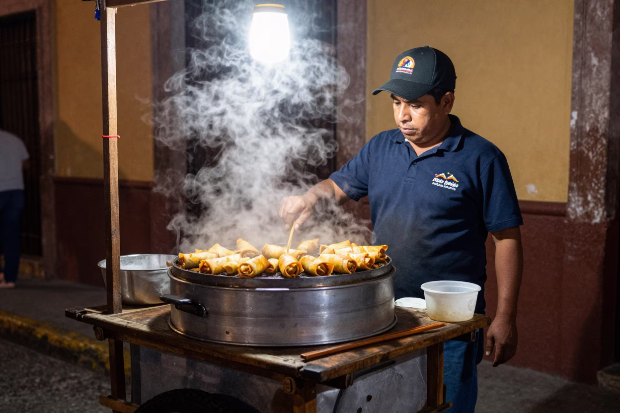 Night Locals in Guadalajara at Late At Night Light in in Guadalajara, Mexico