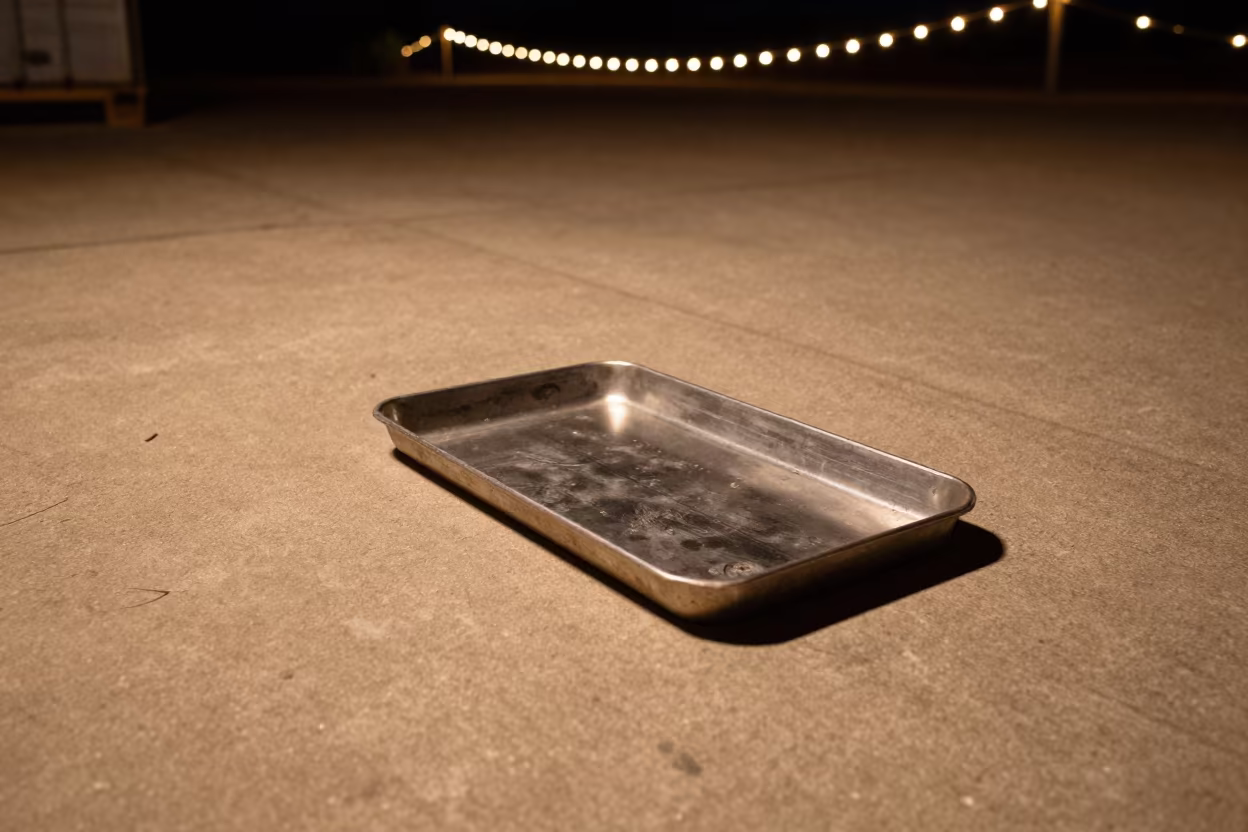 Night Logistics Bill of Lading Stamp Tray Mombasa in inside a cross-dock lane in Mombasa