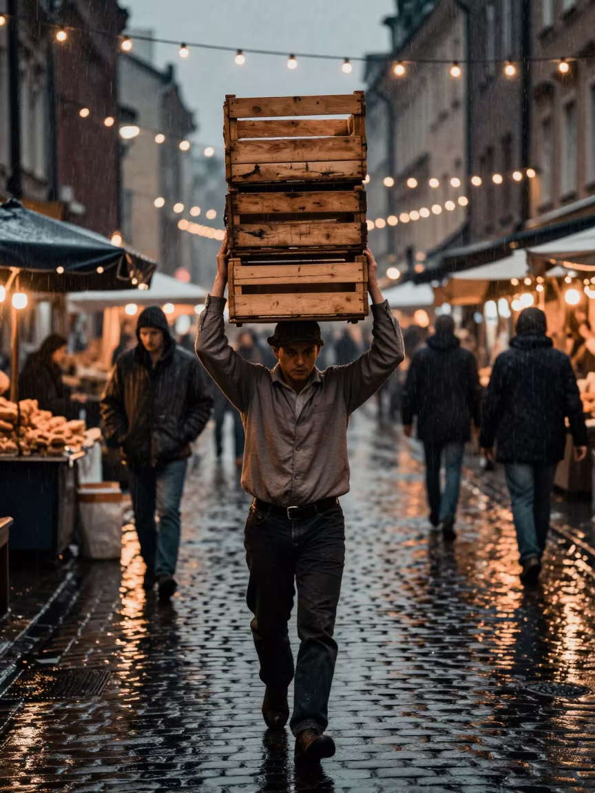Night Market Porter Wola Warsaw Monsoon in in Wola, Warsaw