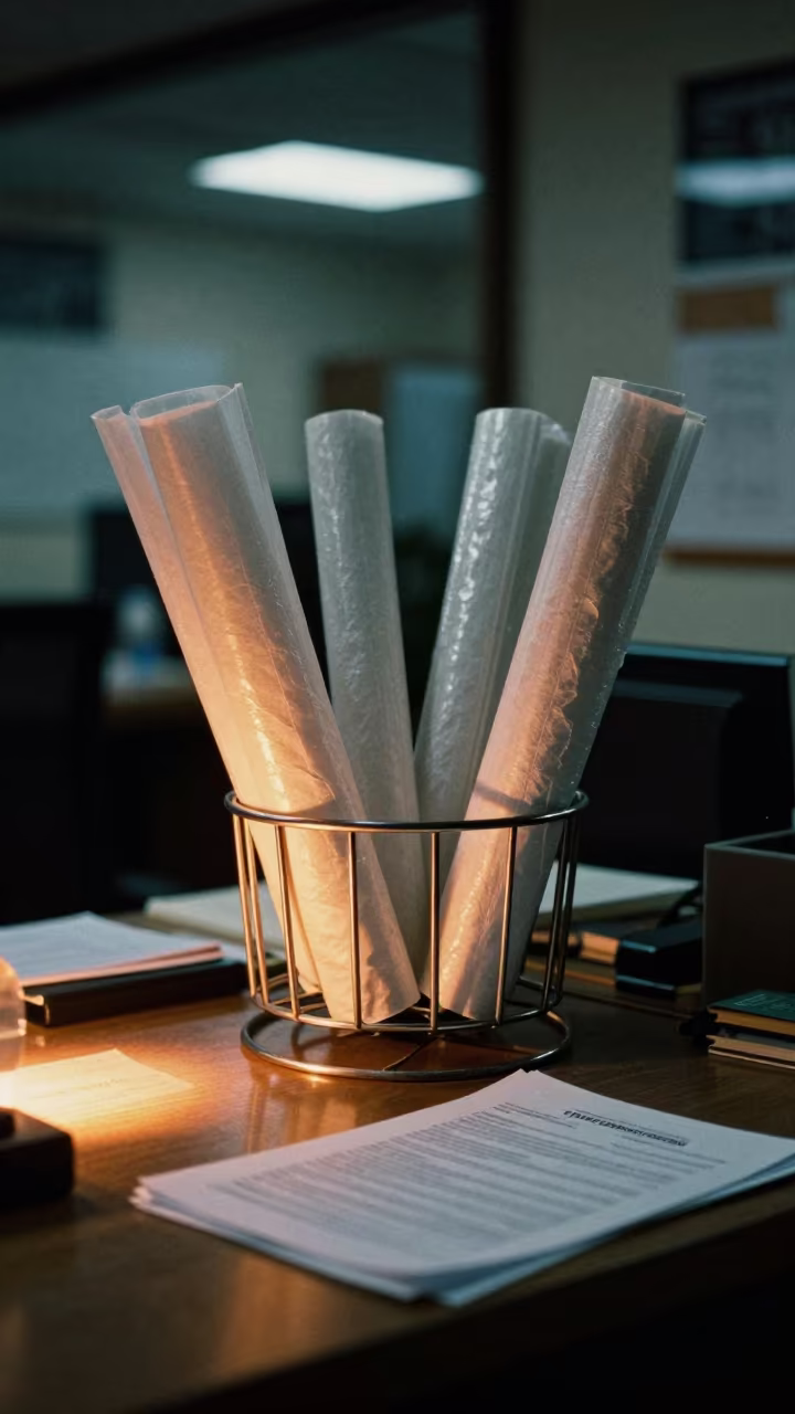 Night Office Sleeve Rack Lusaka in inside a coworking floor in Lusaka
