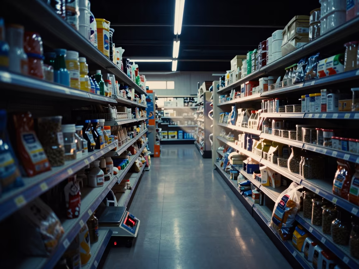 Night Pet Pantry Scale Tag Espoo Shelter in inside a pet store aisle near Espoo