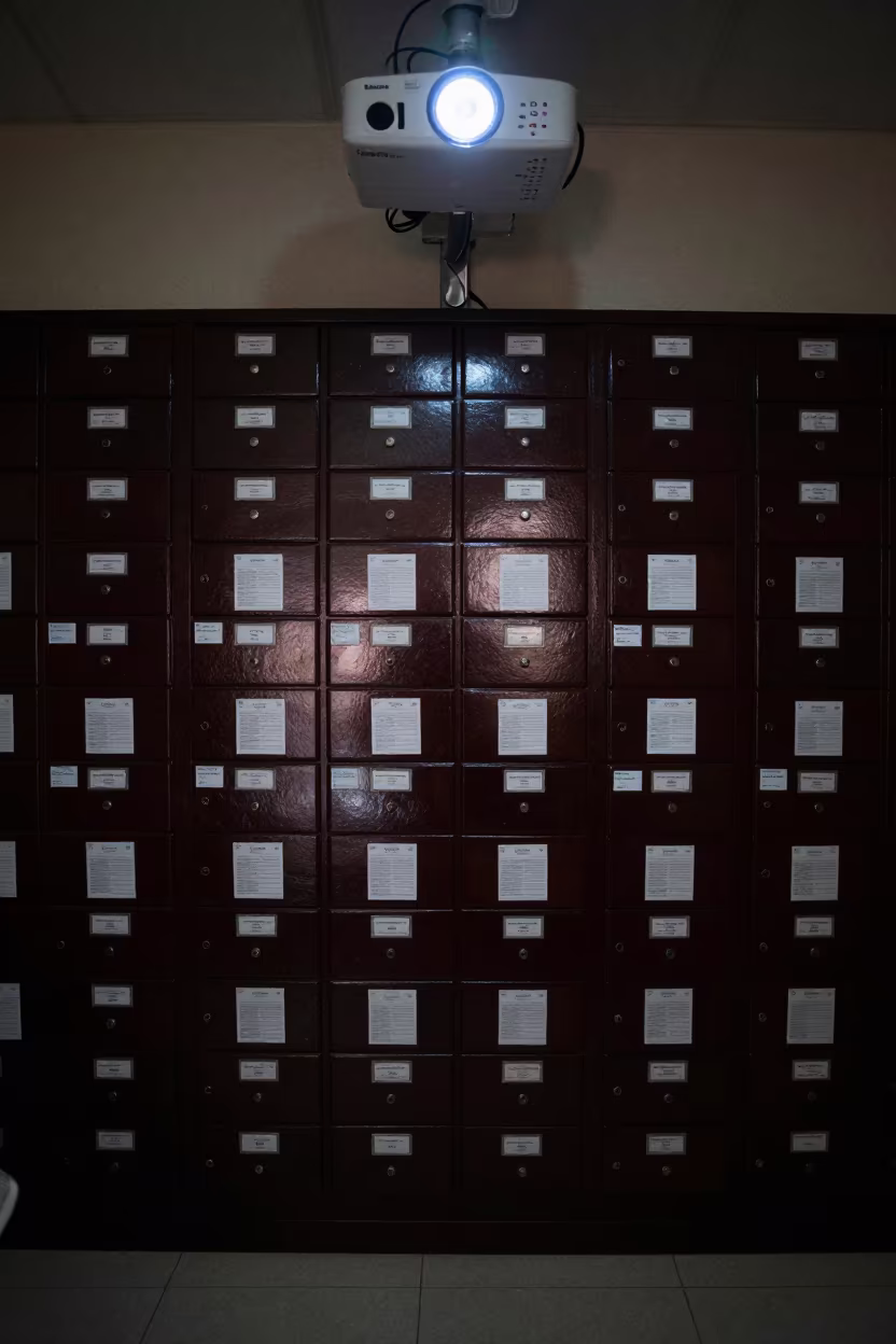 Night Pharmacy Wall with Blister Bins in inside an imaging suite in Ismailia