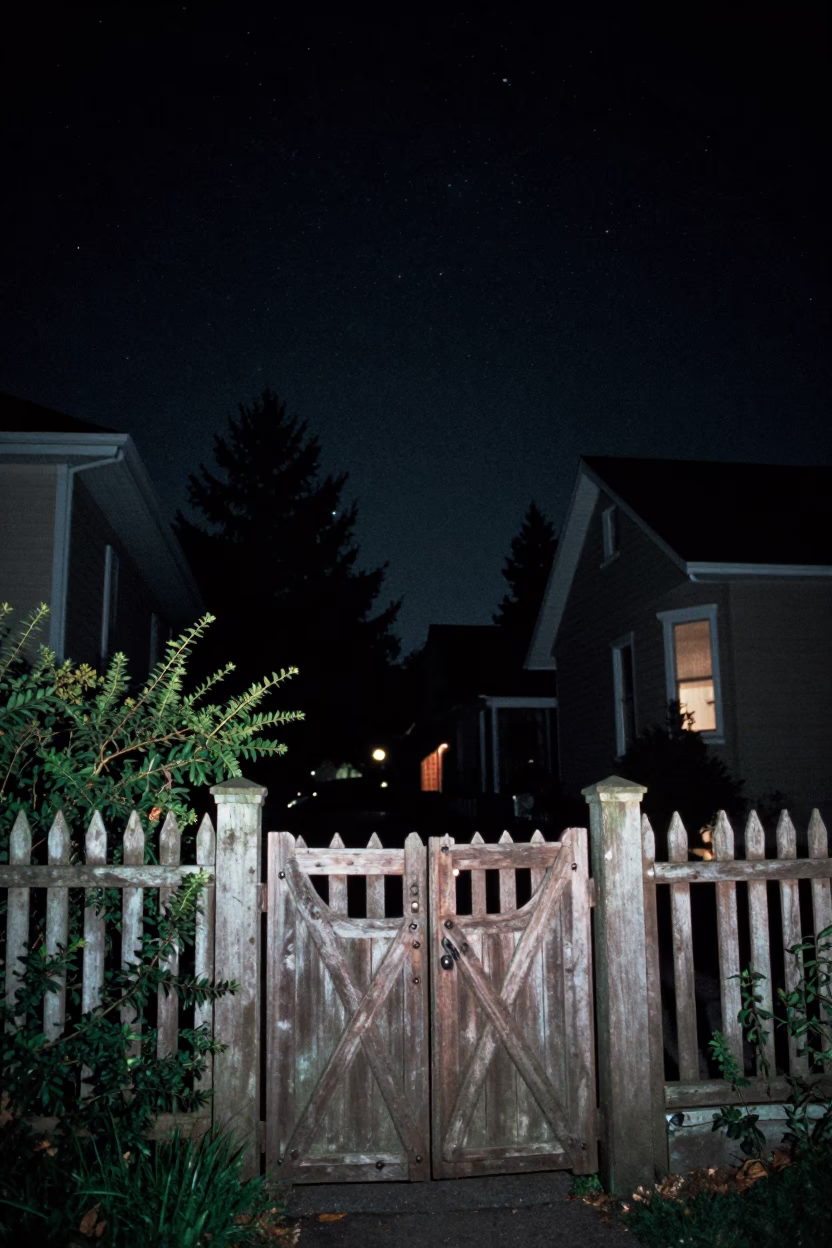 Night Scene in Portland at The Deepest Night Sky Light in in Portland, Oregon, United States