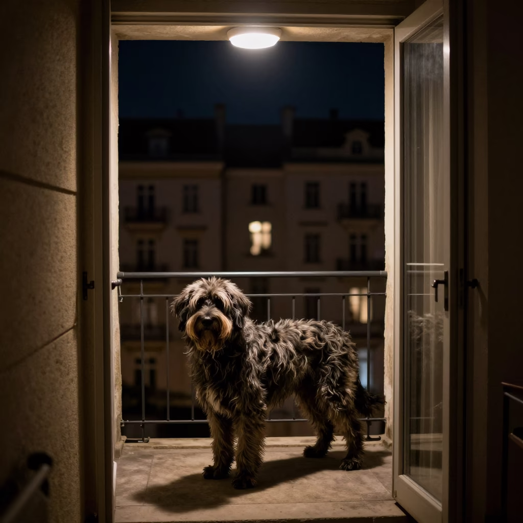 Night Scene in Vienna at Deep In The Night Light in in Vienna, Austria