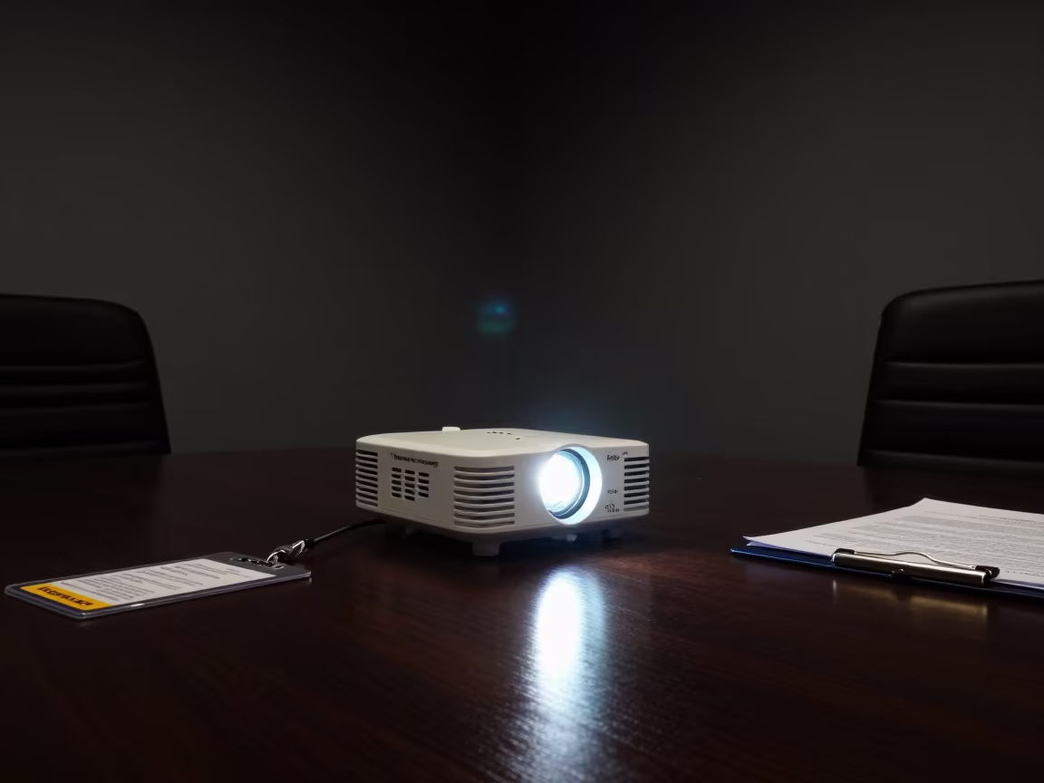 Night Sensor Bin in Sukkur Boardroom in at a boardroom table before a meeting near Sukkur