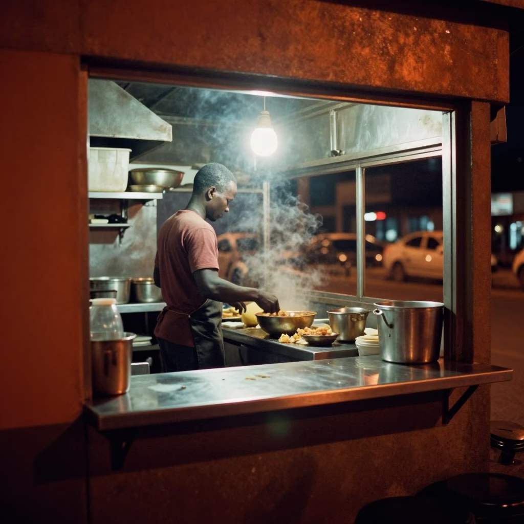 Night Service in Accra in in Accra, Ghana