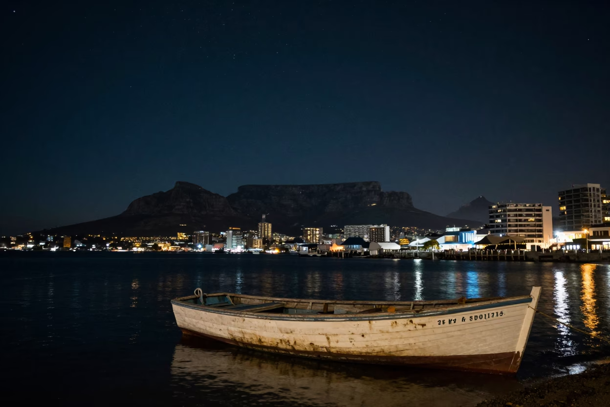 Night Sky at The Deepest Night Sky Light in Cape Town in in Cape Town, South Africa