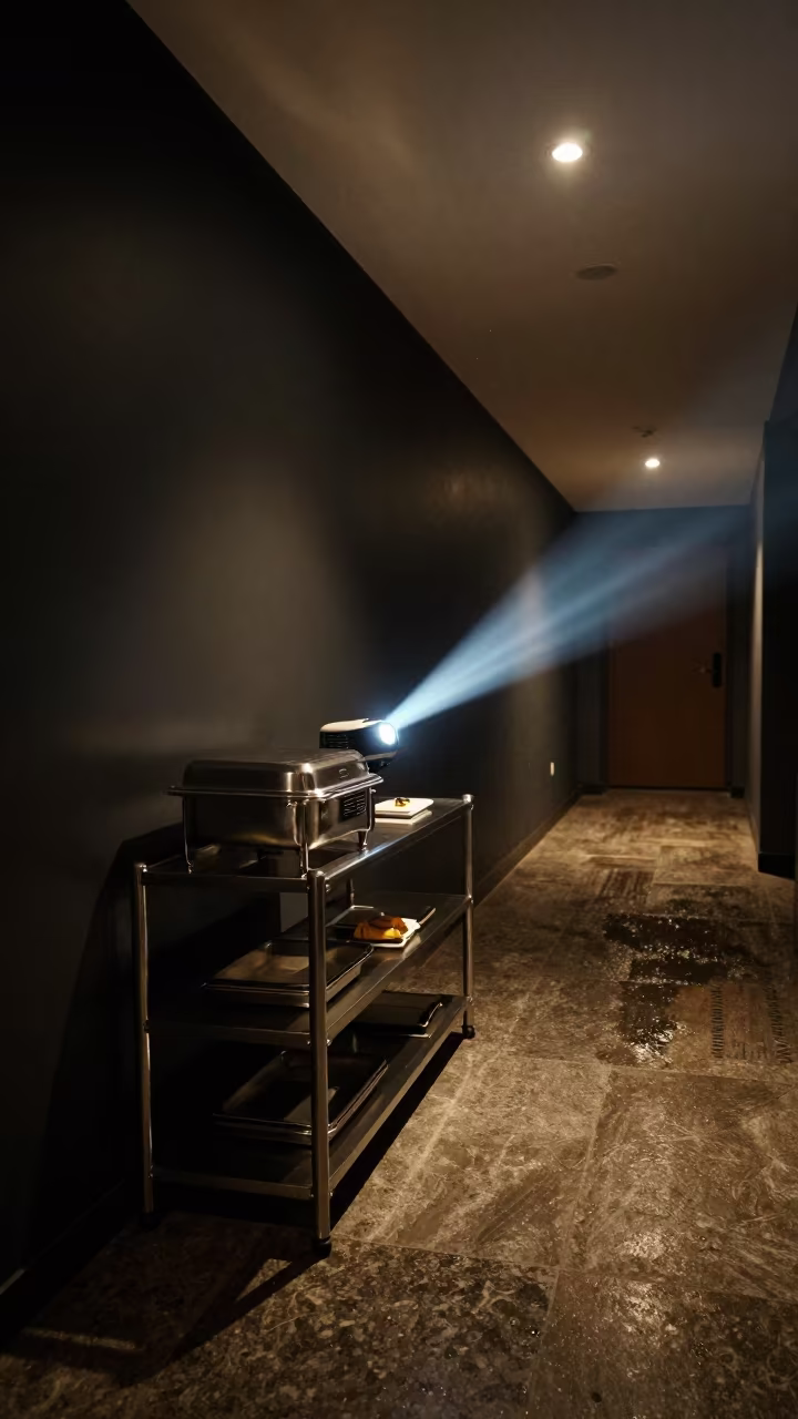 Night Spa Tray Shelf Manila in inside a spa reception near Manila