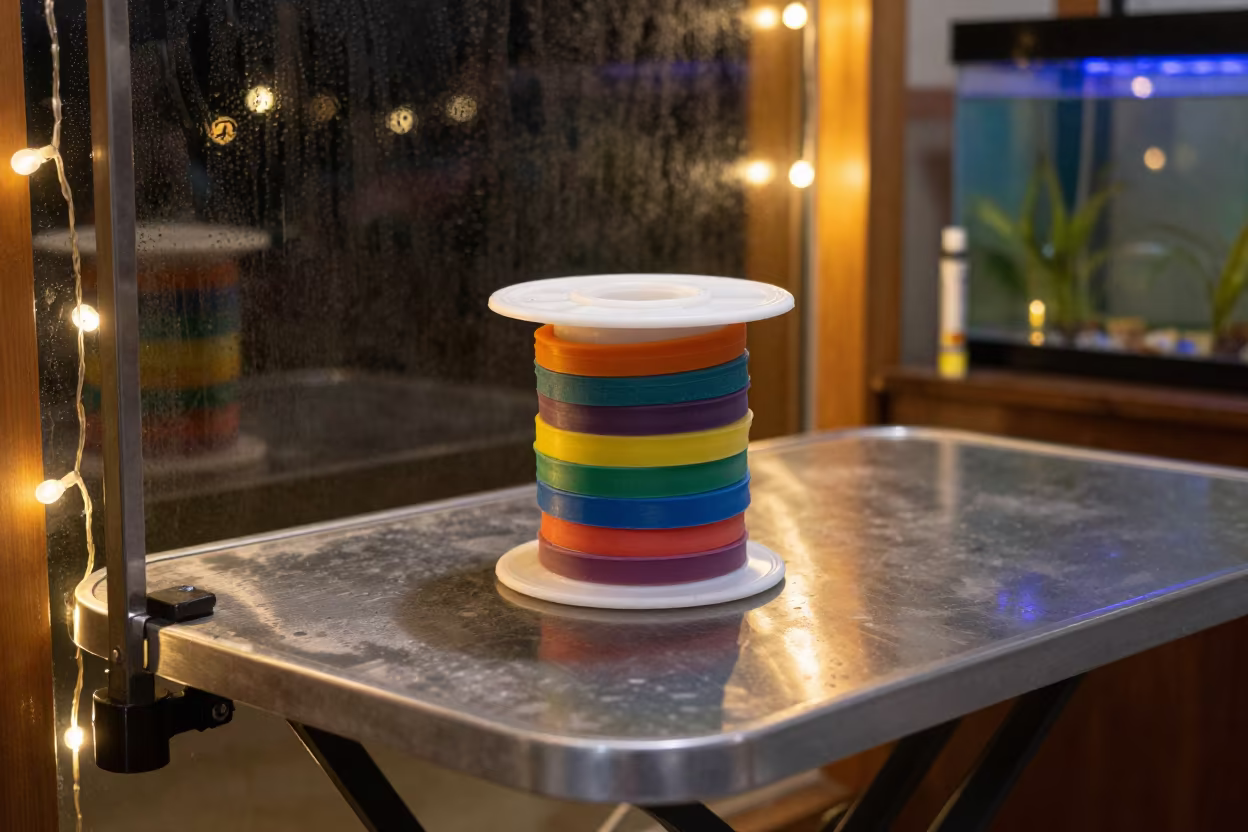 Night Spool Rubber Bands Siwa Grooming Bay in inside a grooming bay in Siwa